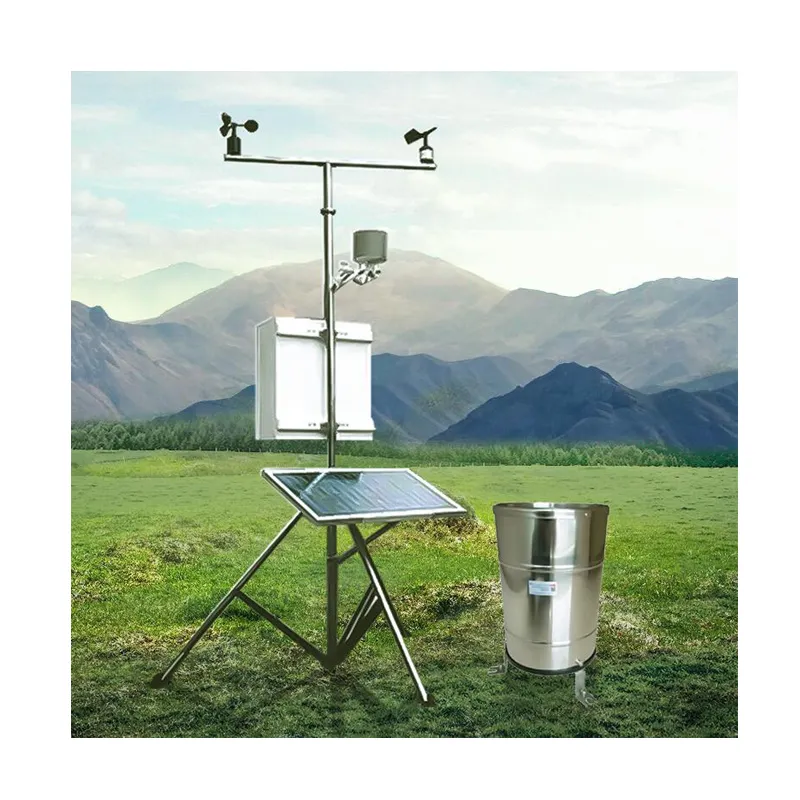 ריקה RK900-01 CE מוסמך IOT Wifi GPRS אלחוטי אוטומטי תחנת מזג אוויר עם רוח/שמש/אוויר חיישנים
