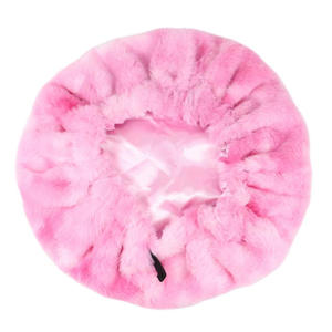 <span class=keywords><strong>Bonnet</strong></span> <span class=keywords><strong>de</strong></span> <span class=keywords><strong>nuit</strong></span> d'hiver ajustable et <span class=keywords><strong>chaud</strong></span> <span class=keywords><strong>Bonnet</strong></span> <span class=keywords><strong>de</strong></span> <span class=keywords><strong>nuit</strong></span> <span class=keywords><strong>de</strong></span> marque personnalisée Fluffy Double Pullover Hat Satin Doublure Bonnets réversibles Femmes - Product Image 2