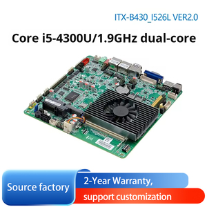 B430 Mini ITX Industrial Control <span class=keywords><strong>Motherboard</strong></span> <span class=keywords><strong>DDR3</strong></span> SATA Single I3 I5-4300U 4120U <span class=keywords><strong>Dual</strong></span> Network 6 Serielle Anschlüsse All-in-One X86 - Product Image 5