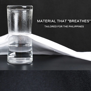 Camicia Casual da <span class=keywords><strong>Uomo</strong></span> Autunnale a Maniche Lunghe, Antipiega in Poliestere, Vestibilità Comoda per <span class=keywords><strong>Abbigliamento</strong></span> da Lavoro - Product Image 4