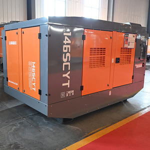 ضاغط هواء صامت يعمل بالديزل ومبرد بالماء وصديق للبيئة طراز 146SCYT-12-18G بسرعة 17/15 متر/دقيقة، محمول وثابت للاستخدامات المتعددة - Product Image 3