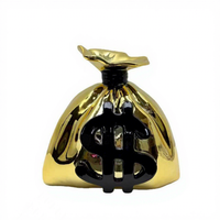 Adornos de bolsillo con diseño de dólar de dibujos animados para decoración de porche y muebles de TV, regalos de inauguración de casa y bodas, venta al por mayor