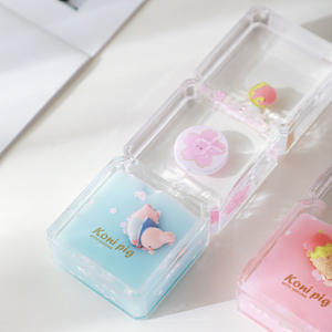 Petit bureau liquide mouvement <span class=keywords><strong>sablier</strong></span> minuterie en plastique <span class=keywords><strong>Gel</strong></span> bulle eau sable pour la décoration de la maison et à des fins de synchronisation - Product Image 4