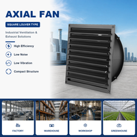 Ventilateur axial à lamelles carrées YWF4E/4D 250 pour l'extraction et la circulation d'air dans les toilettes