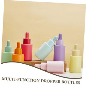 Empty Cosmetic Customized Flat Shoulder Frosting Essential Oil <b>Dropper</b> <b>Bottle</b> 30ml with Box and Logo Print - Product Image 3