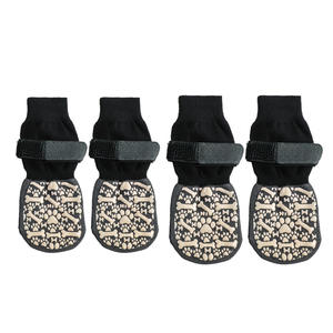 Calcetines Cálidos de Invierno para Perros para Evitar que se Laman las Patas, Botines para Perros Pequeños, Medianos y Grandes, Protectores de Patas para Perros Mayores para Pisos de Madera - Product Image 1