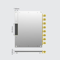 Lecteur RFID UHF passif 8 ports, protocole ISO18000-6C, portée longue distance 35m