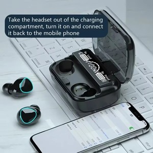 Nuevo diseño de alta calidad BT 5,3 M10 Tws Auriculares inalámbricos Auriculares Pantalla LED Sonido estéreo Auriculares <span class=keywords><strong>Audifon</strong></span> Auricular - Product Image 3