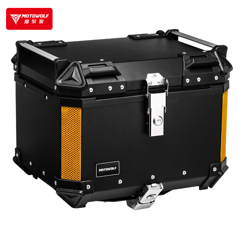 Новый мотоциклетный задний багажник из алюминия и серебра с катушкой, Большой Багажник мотоцикла на продажу