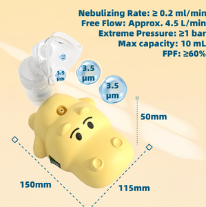 Nebulizzatore Portatile Mini, Silenzioso, per Uso Domestico, Kit Nebulizzatore Atomizzatore Compatto per Bambini - Product Image 4