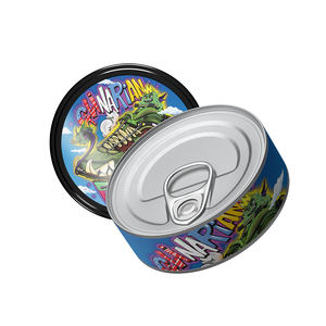 Boîte auto-scellante Tuan Tin de 3,5 g pour boîtes Pressitin avec couvercle à anneau, autocollants personnalisés, pas besoin d'outils pour les herbes sèches, les aliments pour animaux de compagnie - Product Image 3