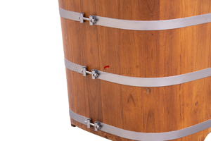 Alphasauna <span class=keywords><strong>Baignoire</strong></span> japonaise en bois portable, chauffe-eau à bois distinctif pour jardin et intérieur, le <span class=keywords><strong>plus</strong></span> petit modèle - Product Image 4