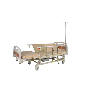 Cama de Hospital Manual Multifuncional Yonghui de Longitud Completa para Pacientes Mayores y Paralizados con Puerto para Inodoro - Product Image 1