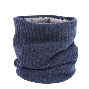 Vô Cực Khăn Cho Mùa Đông Hai Lớp Đan Lông Cừu Lót Vòng Tròn Vòng Lặp Polyester Chất Liệu Cổ Ấm Hơn - Product Image 1
