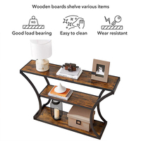 Rongduoyou — table de canapé en bois, meuble d'entrée de style vintage, baroque, vintage