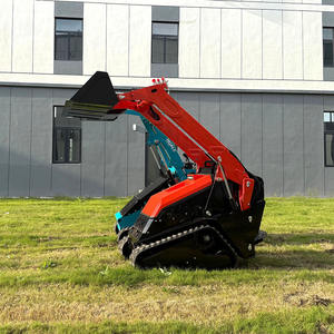 Бесплатная доставка, недорогой новый небольшой садовый трек V1000, противоскользящий рус, дизельный мини-погрузчик - Product Image 6