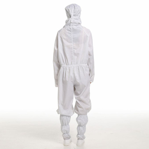 Quần áo bảo hộ phòng sạch, không xơ, tái sử dụng, giặt được, màu trắng xanh hồng, chống tĩnh điện, unisex, chống tĩnh điện ESD - Product Image 6