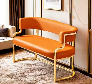 Canapé d'attente pour salon de coiffure, sièges pour salon de beauté, canapé d'attente pour espace public, chaise longue double pour la détente - Product Image 1