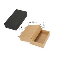 Vente en gros, vente en gros, carte-cadeau pliable, couleur unie, couvercle et Base en papier, boîtes d'emballage, boîtes deux pièces