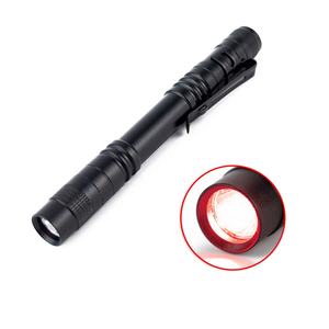 Senter Pena Aluminium Medis Cahaya Merah 620nm Deteksi Vena XPE IR dengan Klip - Product Image 1