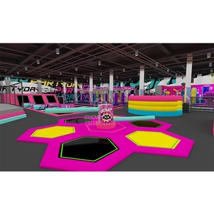 Qiaoqiao, <span class=keywords><strong>Parque</strong></span> de Trampolines Interactivo de 6000 Metros Cuadrados, Centro de Juegos Comercial, Equipo de Juegos Interior para Niños - Product Image 3