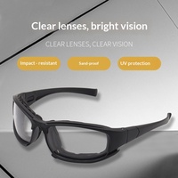 Lunettes de sport d'extérieur avec sangle antidérapante, lunettes de cyclisme, lunettes de course, lunettes tactiques de protection
