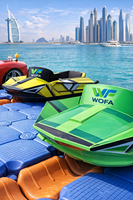 Bateau et jet ski électriques avec système de chronométrage haute vitesse pour utilisation aquatique, conception de piste en matériau PE