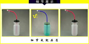 Muestra gratuita: Botella de agua de cristal personalizada de 500 ml con diseño imaginativo y correa colorida para beber al aire libre y correr - Product Image 5