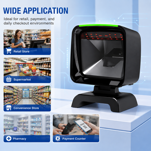 Plataforma de Escaneo de Códigos de Barras, Escáner 2D de Escritorio, CMOS de 1280x800, Ventana de Visión Amplia, USB RS232, para Punto de Venta Móvil - Product Image 3