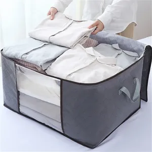 Household Hot Sale <b>Large</b> Capacity Storage Organizer Zipper Dustpoof Container Lightweight Luggage Bag - Product Image 1