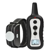 Wiederaufladbares Hundetrainingshalsband IPX5 Wasserdicht mit Piepton, Vibration und sicherer Schockkorrektur für das Training von Hunden bei unerwünschtem Bellverhalten