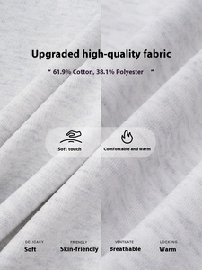 100% coton épais français Trèves haute qualité vierge ultra-moderne tenue décontracté logo personnalisé pull à capuche - Product Image 5