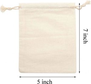 Eco Canvas Printed Cotton Linen Draw String <b>Bags</b> Packaging Custom Logo <b>Drawstring</b> <b>Bag</b> - Product Image 5