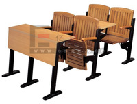 Bureau d'étude pliant en bois de haute qualité avec chaise pour salle de conférence