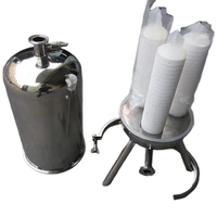 Réservoir de filtration en acier inoxydable 316L résistant à la corrosion de 20 pouces pour solutions d'électrodéposition, revêtements de peinture et filtration d'encre