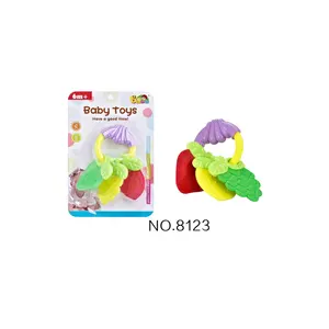 Good Quality Soft Baby Rattle Fruit Teether Baby Toys For 6 Month Olds