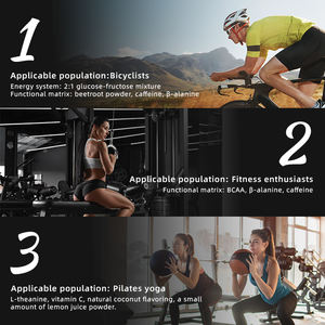 เครื่องดื่มผสมอิเล็กโทรไลต์กรีนพาย ขายส่ง แบบ OEM ไม่มีน้ำตาล อาหารเสริมสำหรับนักกีฬา รสส้ม ผงอิเล็กโทรไลต์ - Product Image 2