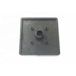 Tapa de extremo cuadrada negra de nailon 4545 para sujetadores de perfil de aluminio de 10 ranuras Producto - Product Image 2