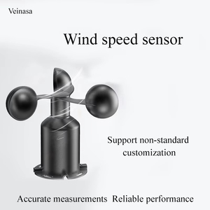 Veinasa-WSS01 Anémomètre numérique 0-60m/s ABS Girouette Anmomtre RS485 Capteur de vitesse du vent pour station météo OEM ODM Personnalisable - Product Image 2