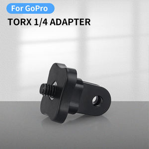 KEKAXI 1/4 accesorios de tornillo adaptador de montaje de trípode para Go pro Max Hero10/9/8/7/6/5/DJI <span class=keywords><strong>Action</strong></span> Insta360 <span class=keywords><strong>Xiaomi</strong></span> <span class=keywords><strong>YI</strong></span> SJ CAM Cámara - Product Image 2