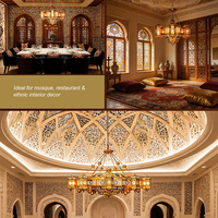 Luminaires islamiques sur mesure, lampe musulmane personnalisée, plafonnier LED pour mosquée, salle de prière, villa