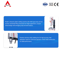 LINJIE LJ-3015J 1.2KW 75/100MM Korna Kaplama Otomotiv Plastik Çamurluk Sıcak Eritme Makinesi Ultrasonik Plastik Kaynak Makinesi Yeni