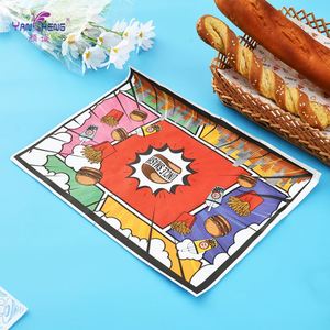 Factory Wholesale Custom <b>Biodegradable</b> PE Coated Waterproof Greaseproof Recyclable Deli Burrito Wrapping Sandwiches Food <b>Paper</b> - Product Image 4
