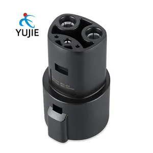 Convertisseur de prise de charge EV Type 1 60 Amp 250V SAE J1772 IEC 62196 2 adaptateur EV pour adaptateur de charge