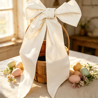 Ruban en tissu gingham personnalisé pour panneaux de panier de Pâques, idéal pour la décoration de fêtes et la chasse aux œufs pour enfants - Fournisseur d'usine