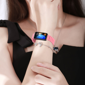 FORWELLENY Sport Ocean serie Smartwatch accessori in Silicone cinturino braccialetto braccialetto per <span class=keywords><strong>Huawei</strong></span> Band 8 <span class=keywords><strong>9</strong></span> 10 - Product Image 3