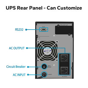 OEM & ODM - Alimentation sans interruption monophasée de secours 3000VA <span class=keywords><strong>2400W</strong></span> avec batterie au plomb-acide pour ordinateur - Product Image 4