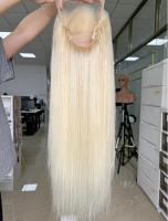 Perruques frontales en dentelle suisse HD 13x6 blondes droites, perruques frontales en dentelle de cheveux humains 613, cheveux vierges cambodgiens