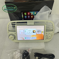 Android 14 CarPlay sans fil pour autoradio 2Din Apple pour FIAT 500 Abarth 2007 2008 2009-2015 Écran multimédia Stéréo GPS BT