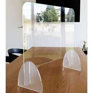 Da tavolo in acrilico top <span class=keywords><strong>plexiglass</strong></span> scudo di protezione in plastica contatore scudo per il salone di bellezza del chiodo - Product Image 3